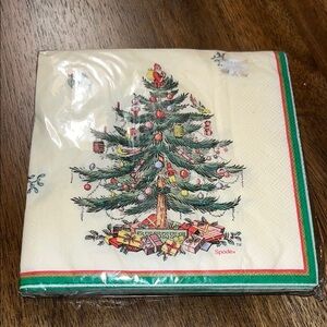 Spode Christmas Lunch  napkins (20ct) Spode Tree